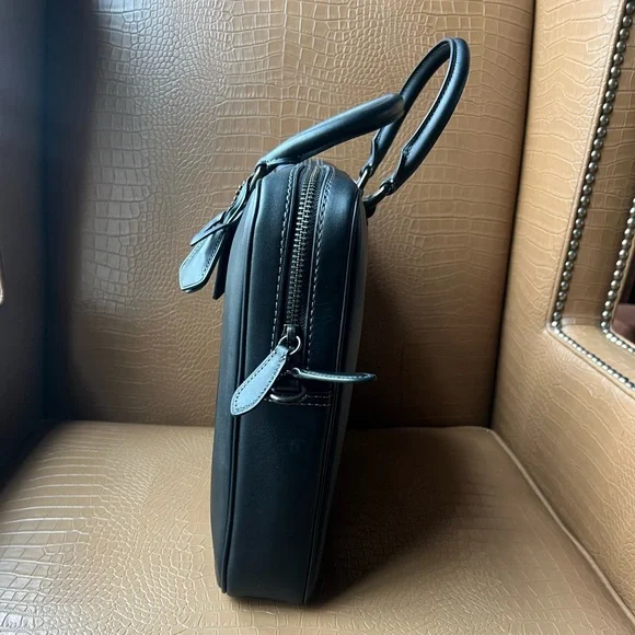 Coach Mens Metropolitan Workbag Briefcase Black Copper/Black MSRP $595 - Picture 3 of 4